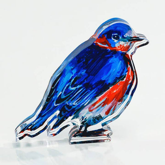 Happy Bluebird Acrylic