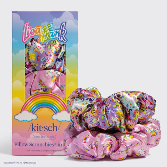 Lisa Frank X Kitsch Pillow Scrunchies | Satin