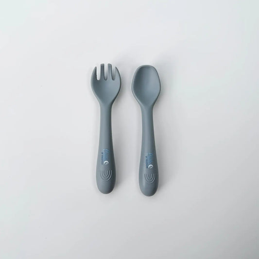 My First Silicone Utensils | Cloud Gray