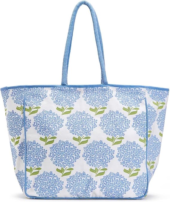 Hydrangea Printed Tote Bag