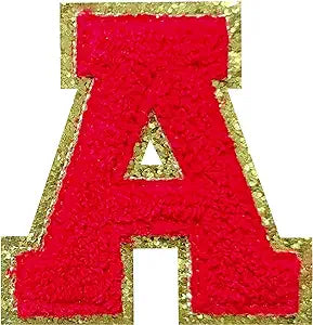 Individual Letter Patch - Red