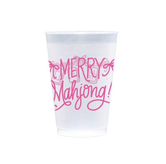 Frosted Cups | Pink Merry Mahjong