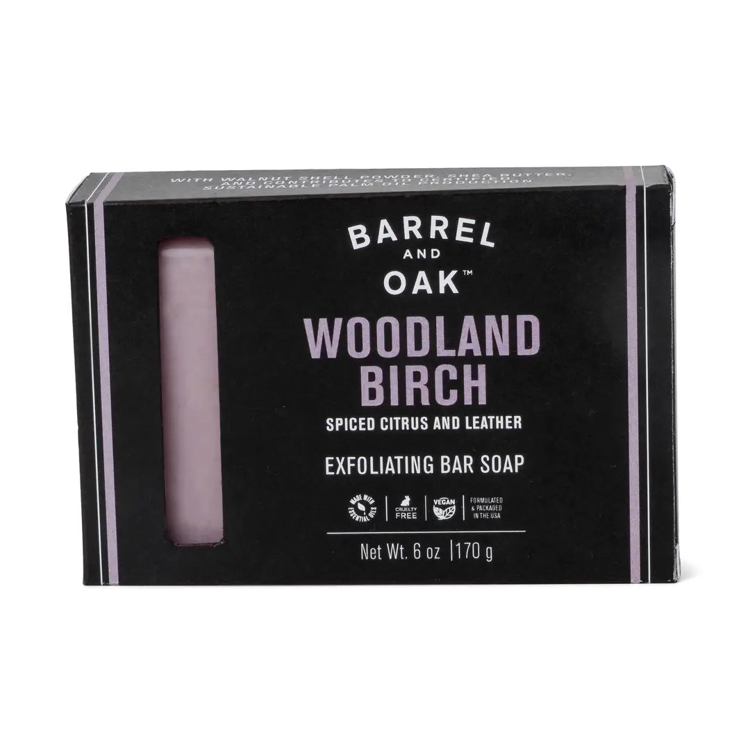 Exfoliating Bar Soap | Woodland Birch