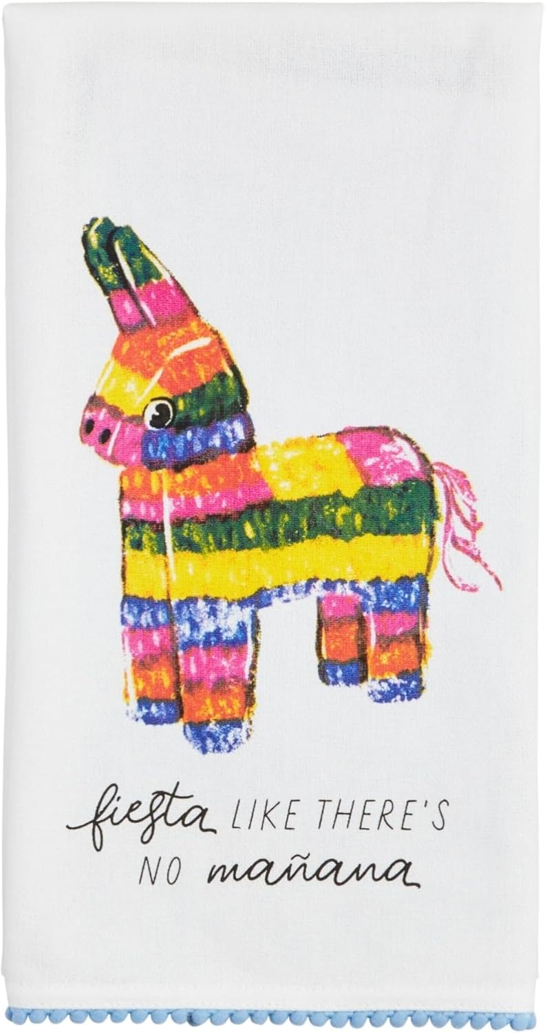 Hand Towel | Piñata Printed Trim