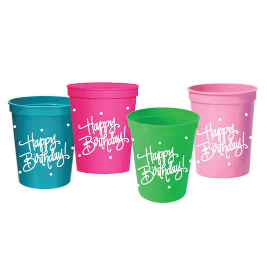Stadium Cups | Happy Birthday!