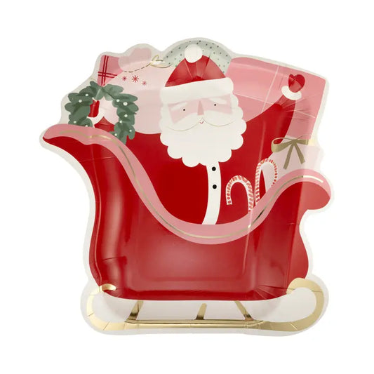 Paper Plates | Santa's Sleigh