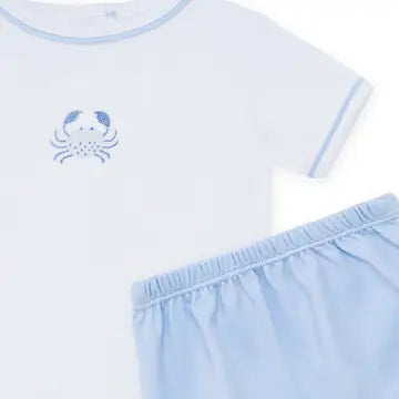 Little Crawlers Diaper Cover Set | Light Blue