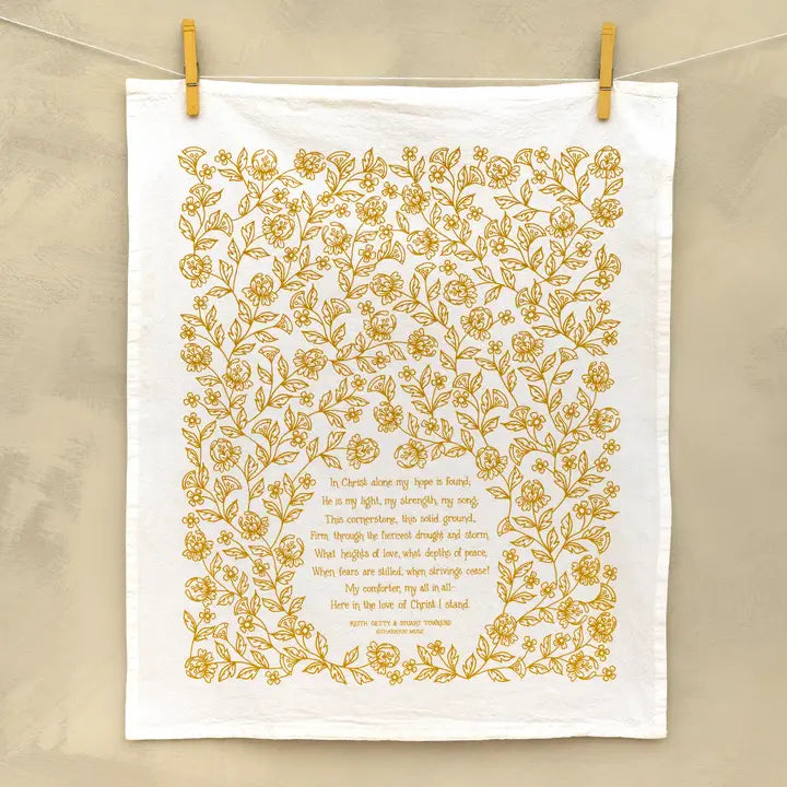 Tea Towel | In Christ Alone Hymn