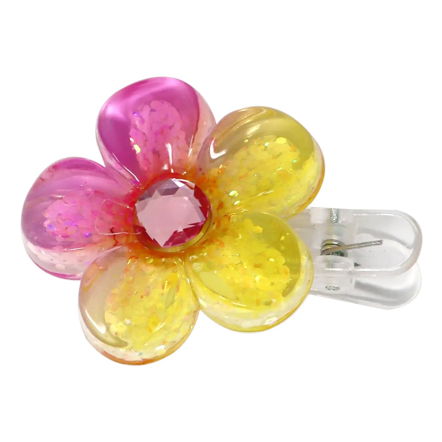 Daisy Sparkle Hair Clips