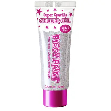 Super Sparkly Fine Glitter Gel | White