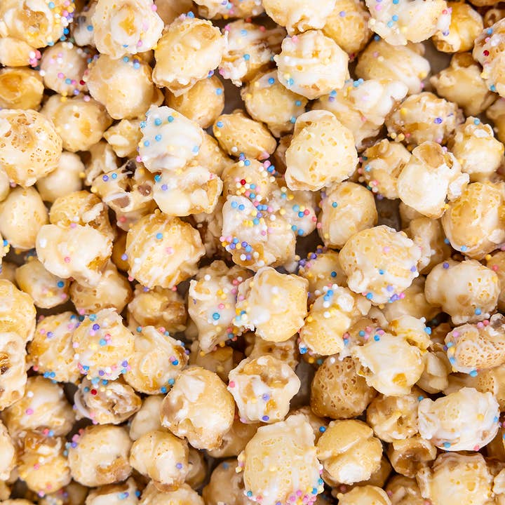 Frosted Sugar Cookie Poppy Popcorn