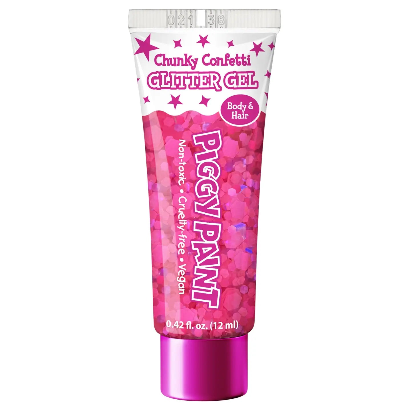 Chunky Confetti Glitter Gel | Neon Pink