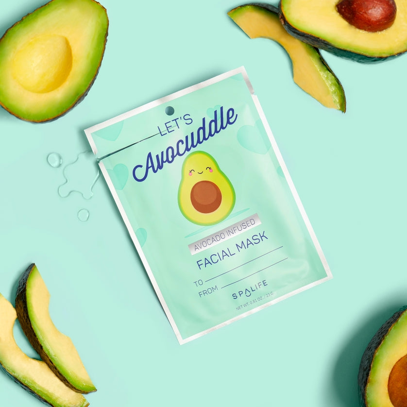 Let's Avocuddle Valentines' Face Mask