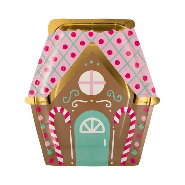 Paper Plates | Sweet Gingerbread House