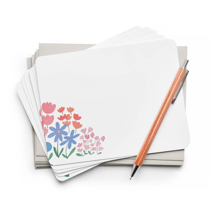 Boxed Flat Notecards | Flower Patch