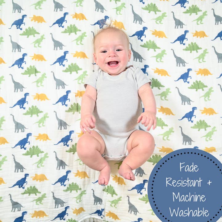 Muslin Swaddle Blanket | Rawr-Some