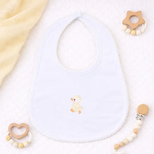 Embroidered Bib | Downy Ducklings