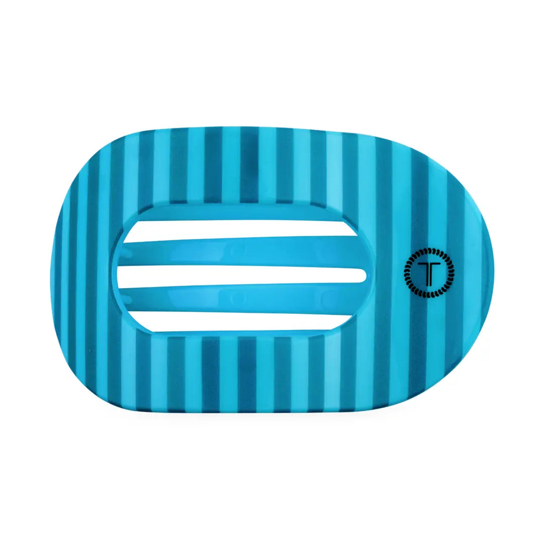 Teleties Flat Round Hair Clip | Splash Zone | Assorted Sizes