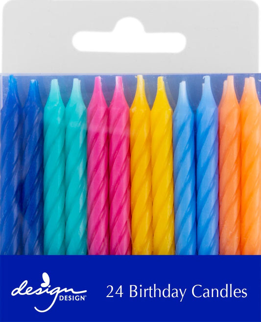 Birthday Twist Candles | Brights