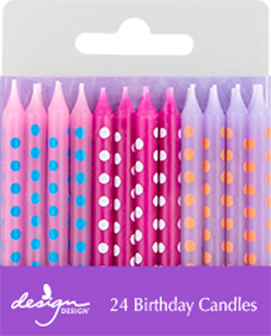 Birthday Candles | Pastel Dots