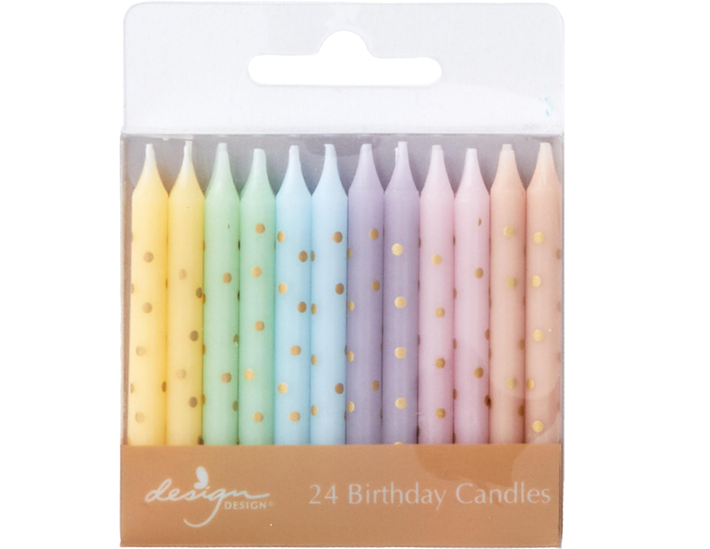 Birthday Candles | Pastel Pinwheel | Dots