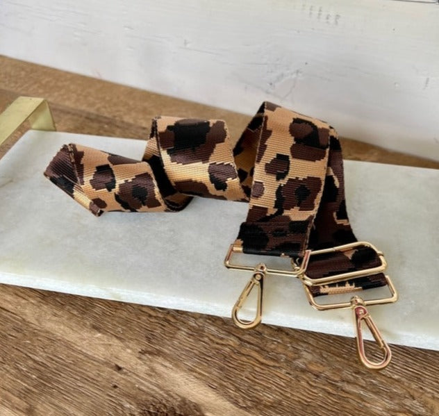 Bag Strap - Leopard Chocolate