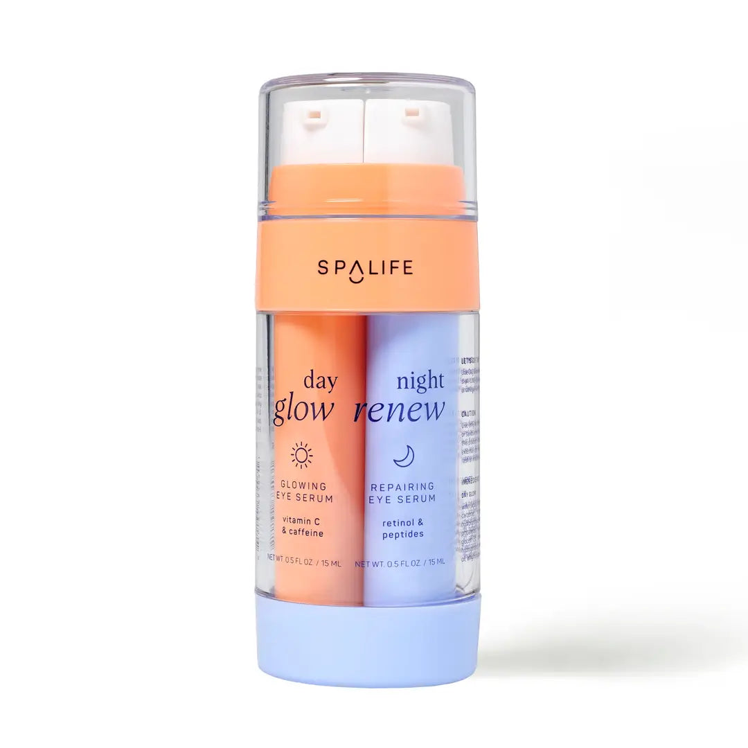 Day & Night Dual Korean Eye Serum Set | Brighten + Renew