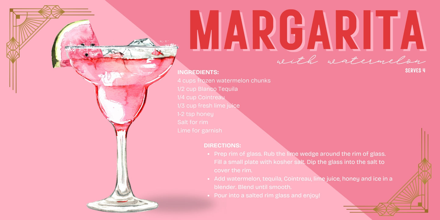 Acrylic Trinket Tray Inserts | Cocktails Vol 2