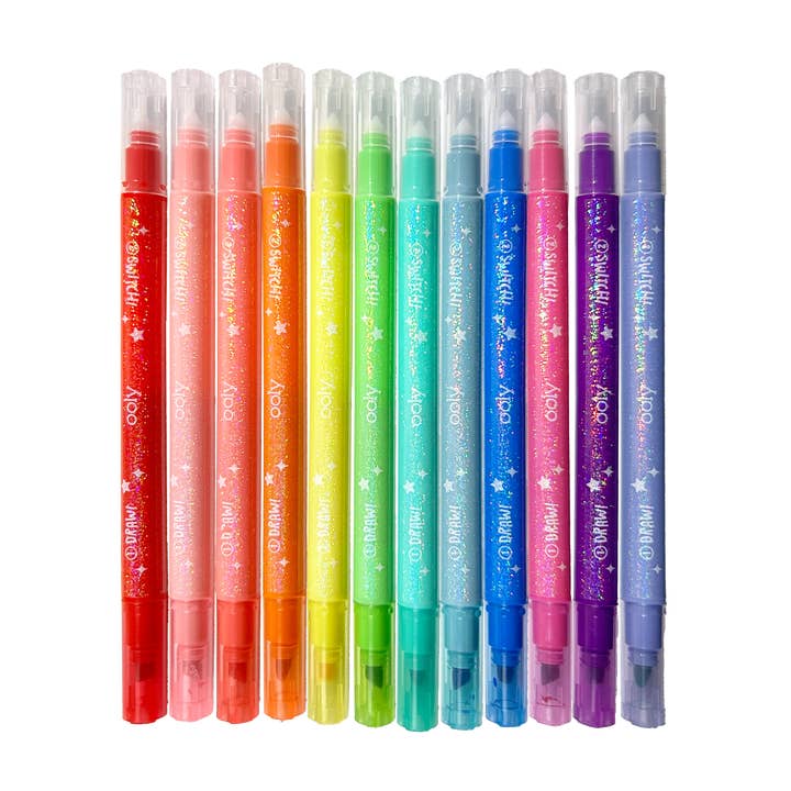 Switch-Eroo Sparkle Glittery Color Changing Markers