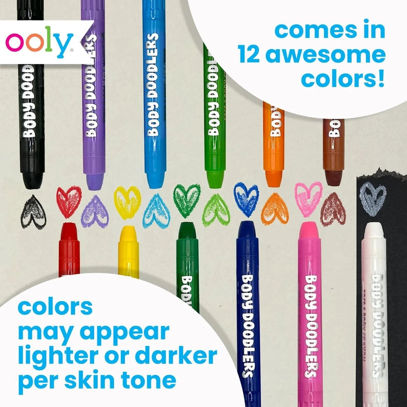 Body Doodlers | Face & Body Crayons