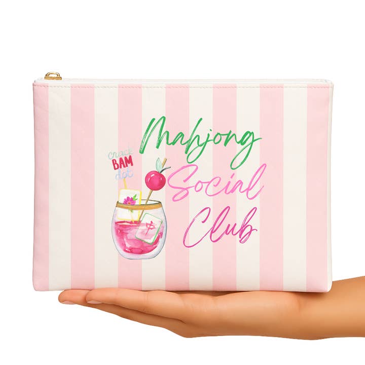 Mahjong Social Club Pouch