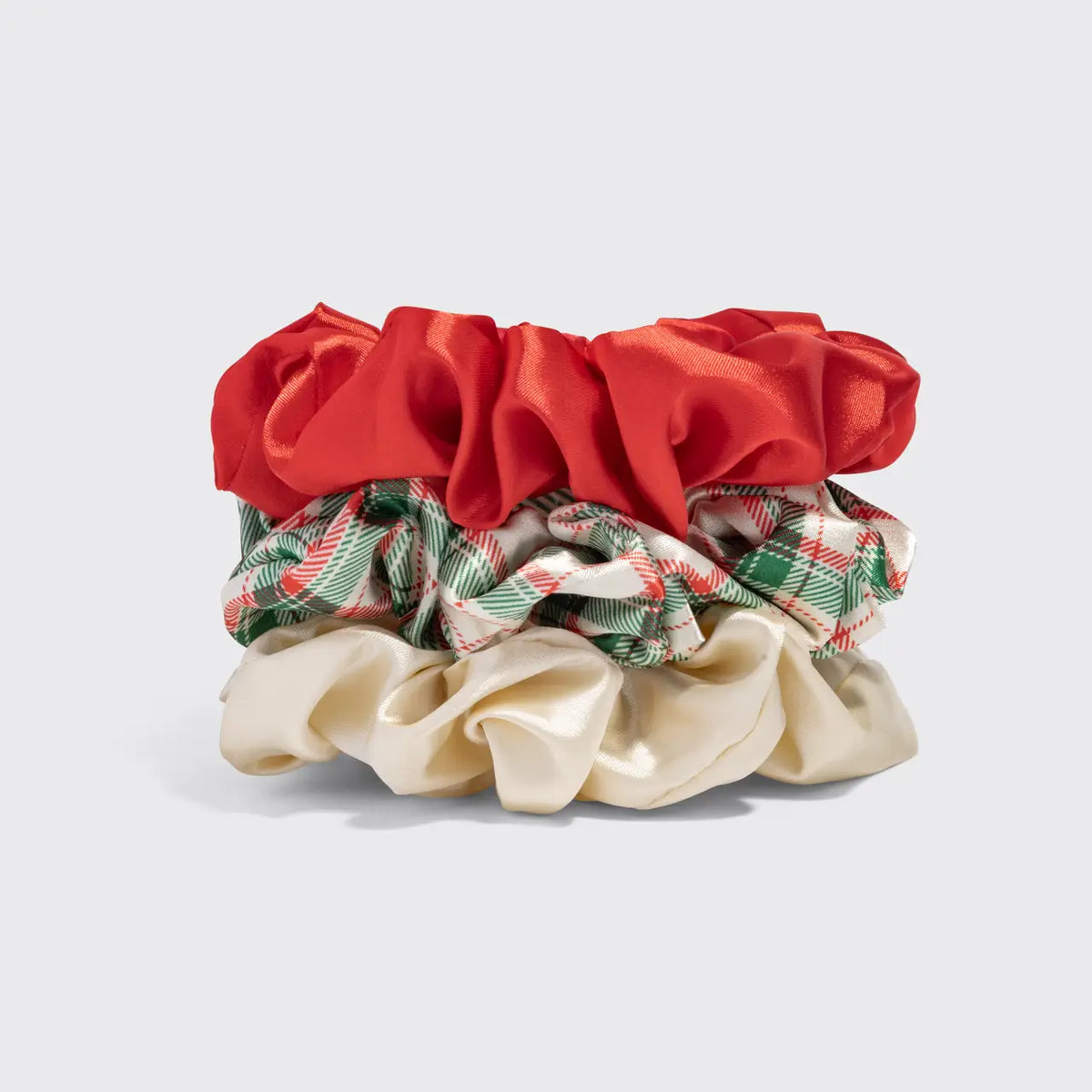 Holiday Scrunchies 3pc Set | Multi-Color