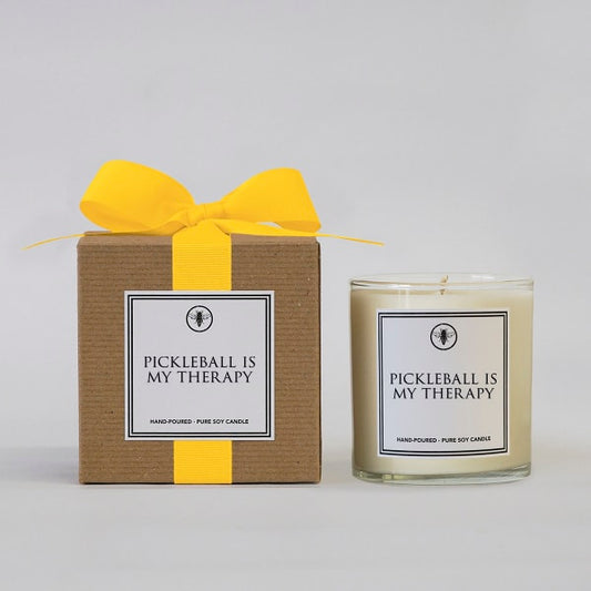 Pickleball Is My Therapy Candle