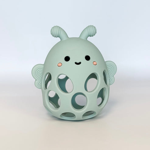 Honey Bee Teether | Light Sage