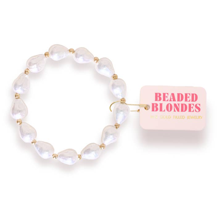 Saylor Pearl Bracelet | Gold
