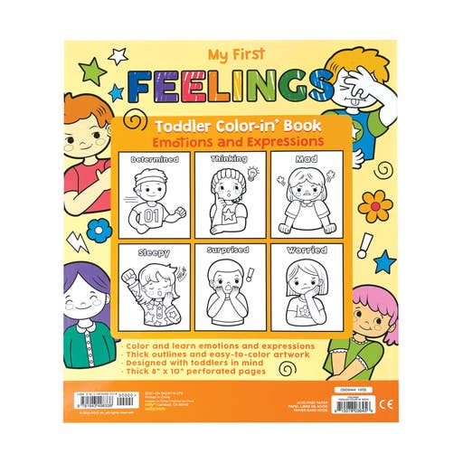 Toddler Coloring Book | Feelings