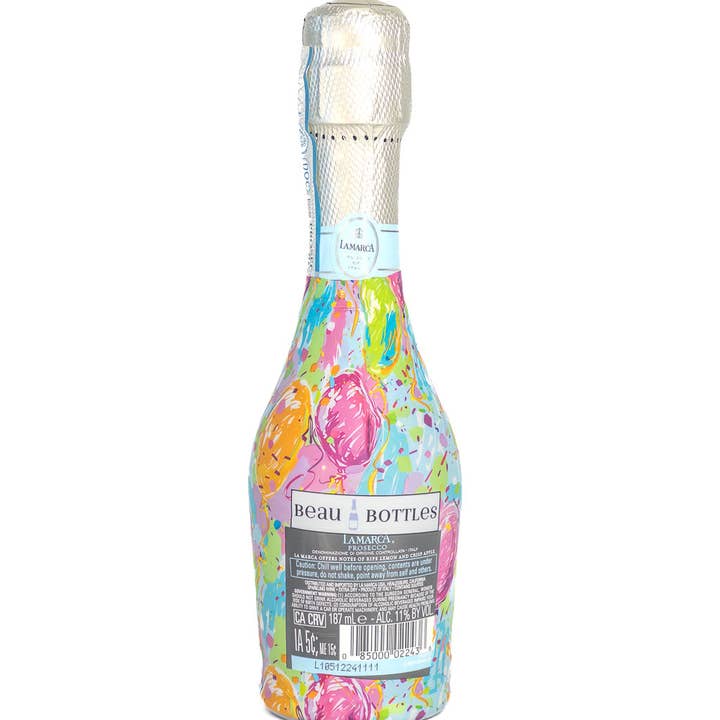 Beau Bottles Birthday Balloons | Mini Prosecco | Six Pack