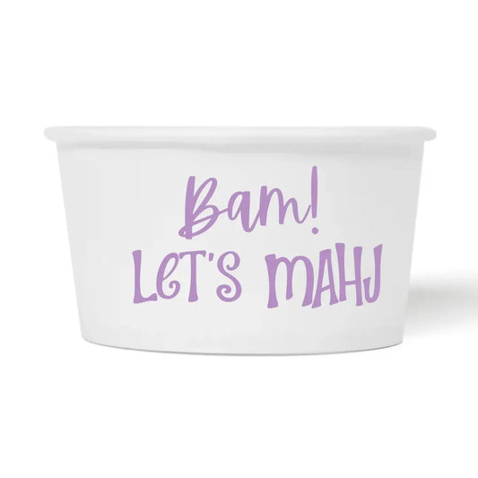 Paper Snack Cups | Bam Let's Mahj