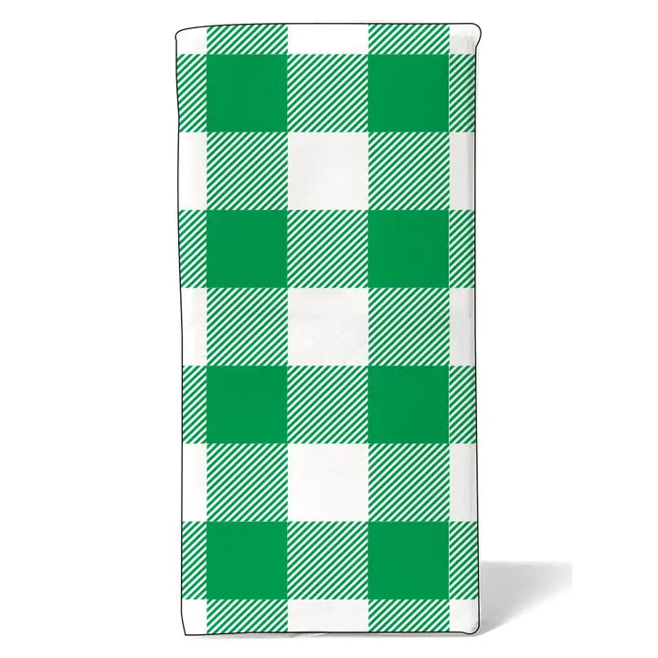 Pocket Tissue | Green Buffalo Check