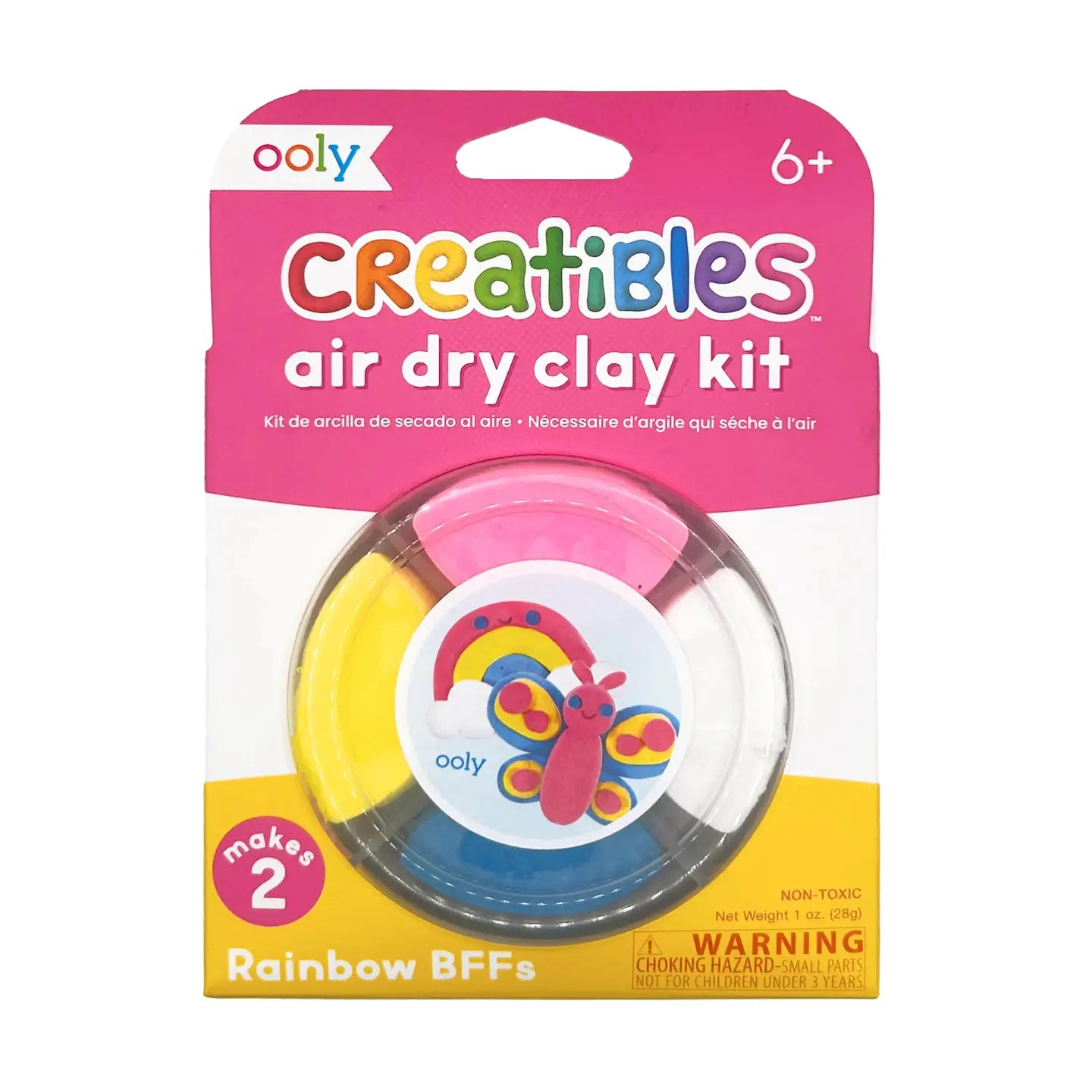 Creatibles Air Dry Clay Kit | Rainbow BFFs