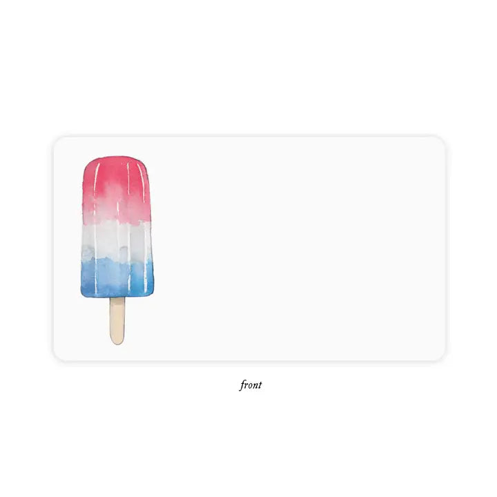 Little Notes | Patriotic Popsicle