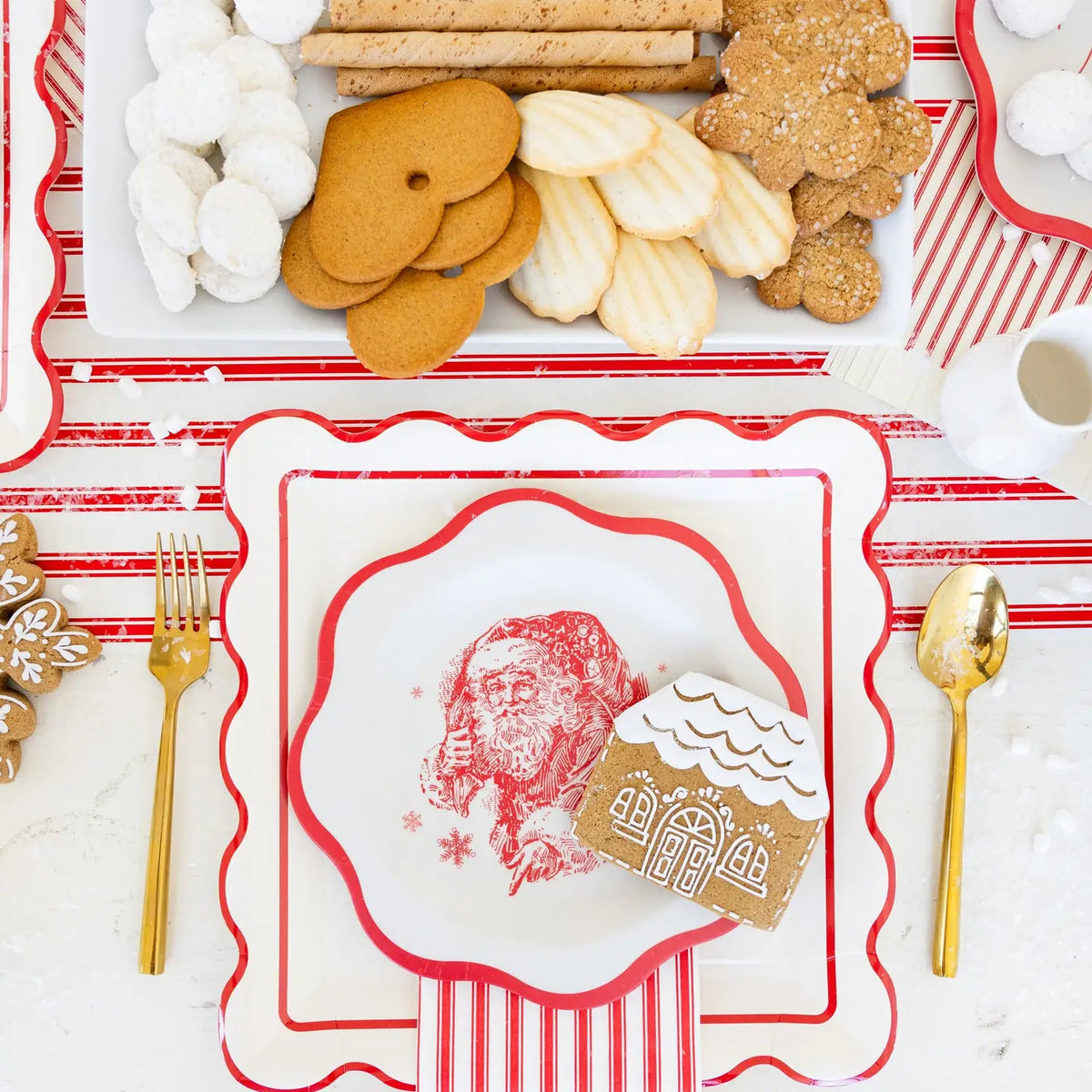 Red Striped Table Runner