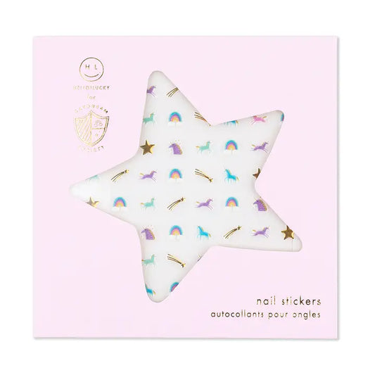 Nail Stickers | Unicorn + Rainbows