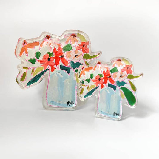 Large Acrylic Bloom Block | Wildflowers