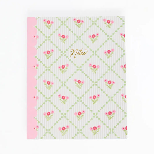 Scallop Notebook | Cottage Trellis