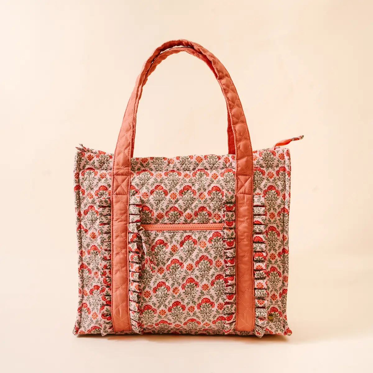 The Everyday Quilted Tote Bag | Everbloom Dusty Rose