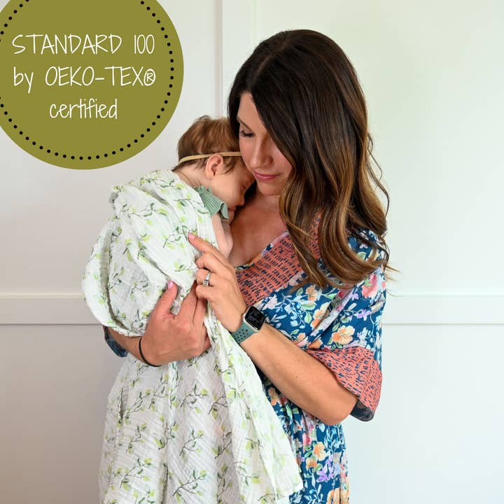 Muslin Swaddle Blanket | Relaxing Eucalyptus