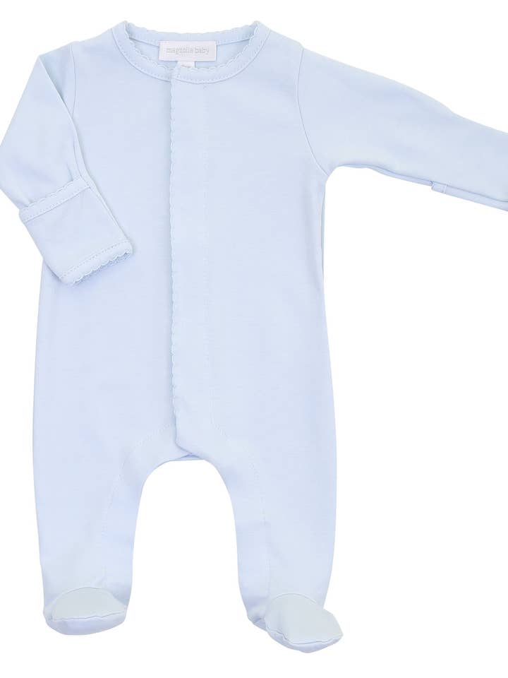 Essentials Footie | Solid Blue