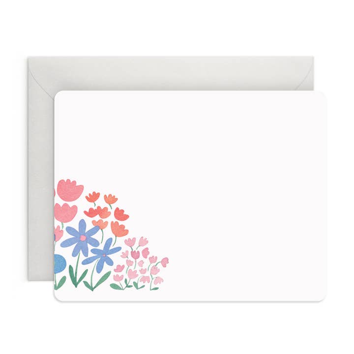 Boxed Flat Notecards | Flower Patch
