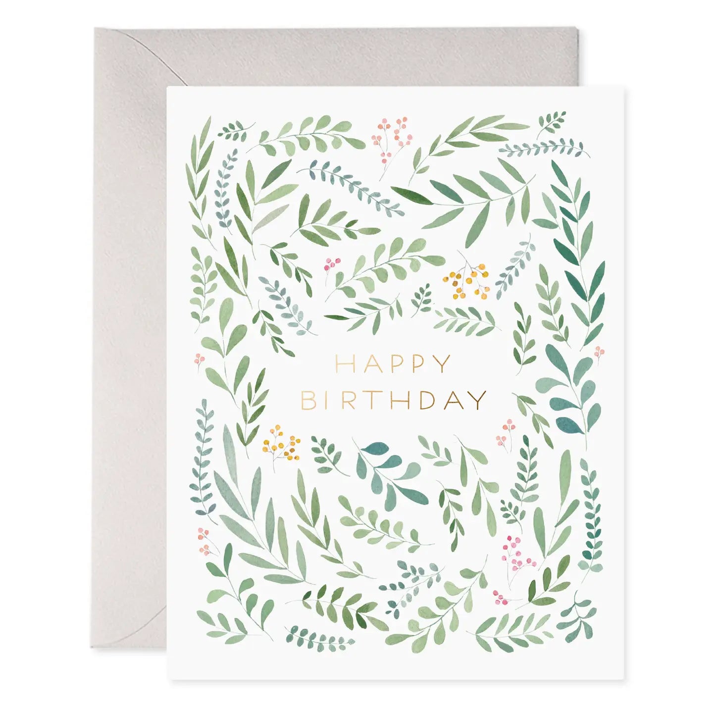 Greeting Card | Pretty Leaves Birthday